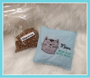 Stickserie - grummelige Katze incl. Mug Rugs